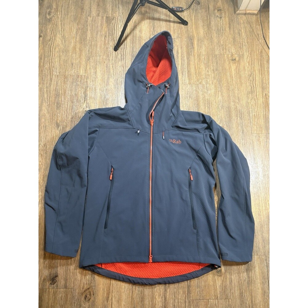 Rab Sentinel Waterproof Ski Jacket High Loft Fleece Outdoor Hiking Jacket Size L